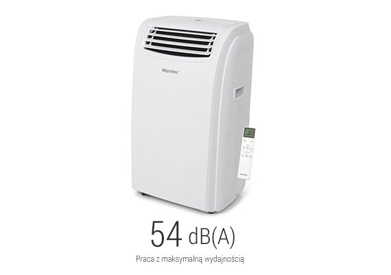 Klimatyzator WarmtecKP35W - poziom głośności